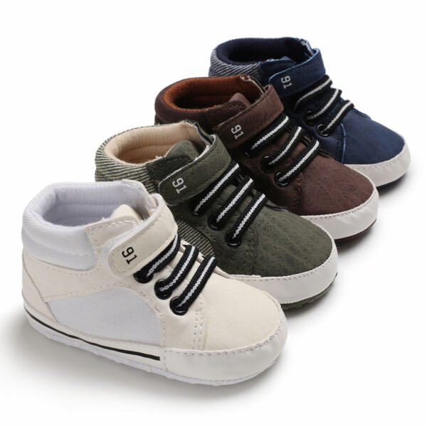Baby Shoes 3 Sizes 1/2/3 (from Zero to 18 Months) #C529 - Mix and Max - Sizes: 0-6 M 11cm, 6-12 M 12cm, 12-18 M 13cm