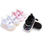 Baby Shoes 3 Sizes 1/2/3 (from Zero to 18 Months) #C254 - Mix and Max - Sizes: 0-6 M 11cm, 6-12 M 12cm, 12-18 M 13cm
