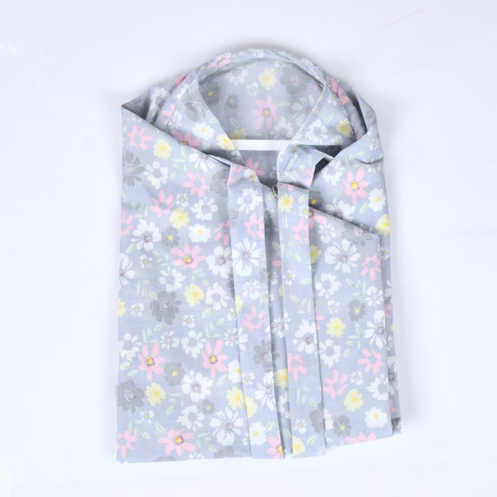 Nursing Baby Apron Cover for Breastfeeding Comfortable with Privacy mosquito Net Window Fly Multi color Mix and Max
