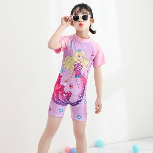 Girls One Piece Swimsuit (4 sizes From 3Y to 11Y) # A - Mix and Max - Sizes: From M 3-4Y to XXL 8-11Y - Image 2