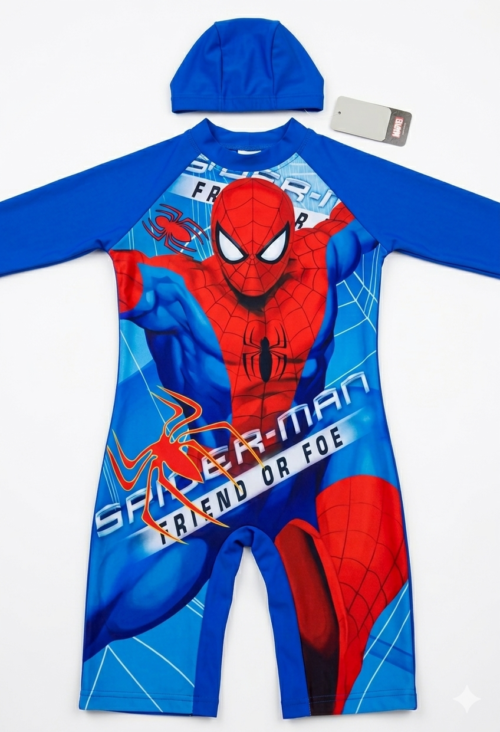 Boys 2 Pieces Swimsuit (5 sizes From 3Y to 12Y) # Mix and Max - Sizes: From 3XL 11-12 Y to XXL 9-10 Y - Image 2