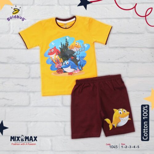 Kid Cotton 100% Pajama size 1 Year to 5 Years Old (5 Sizes) - Code 1045 - Mix and Max - Sizes: From 1 Y to 5 Y - Image 5