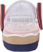 Portable Baby Carrycot Lightweight travel Bed Carrycot newborn ( Bear on Train Orange Blue color ) - Sizes: 0-12 M - Mix and Max - Image 7