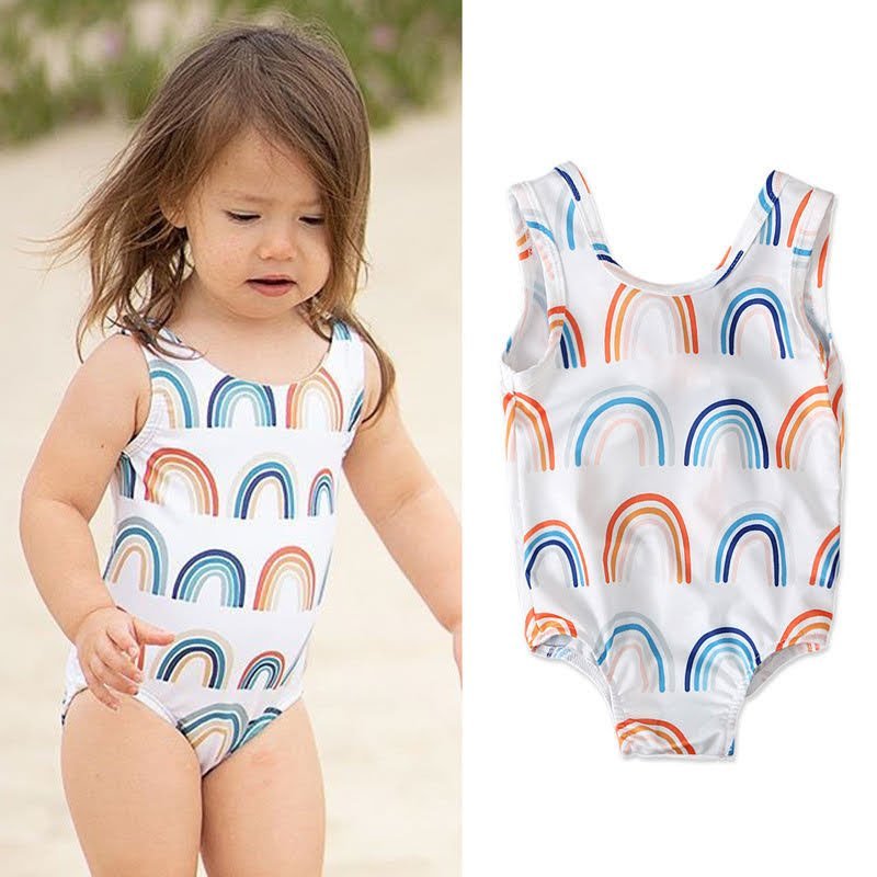 14-1-3.jpg Girls One Piece Swimsuit (4 sizes From 1Y to 4Y) Mix and Max - Image 1