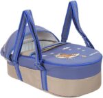 Portable Baby Carrycot Portable Bed Lightweight Carrycot ( Bear on Moon Blue color ) - 0-12 M -  Size 70*35*24 cm -Mix and Max