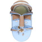 Portable Baby Carrycot Portable Bed Lightweight Carrycot ( Bear on Moon Light Blue color ) - Sizes: 0-12 M - Mix and Max - Image 9