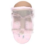 Portable Baby Carrycot Portable Bed Lightweight Carrycot ( Bear on Moon Pink color ) - 0-12 M - Size 70*35*24 cm - Mix and Max - Image 9