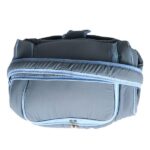 Mix and Max Baby Changing Diaper Large Shoulder bag with embroidery ( Bear on Train Light Blue ) - Size 43*33*18 cm - Image 5