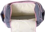 Mix and Max Baby Changing Diaper Large Shoulder bag with embroidery ( Bear on Train Pink ) - Size 43*33*18 cm - Image 6