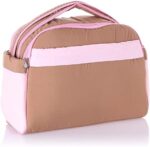 Mix and Max Baby Changing Diaper Large Shoulder bag with embroidery ( Bear on Moon Pink) - Size 43*33*18 cm - Image 3