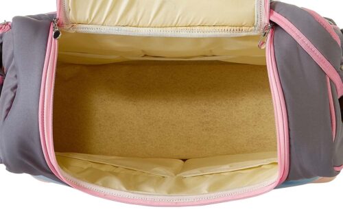 Mix and Max Baby Changing Diaper Large Shoulder bag with embroidery ( Fish Pink ) - Size 43*33*18 cm - Image 3