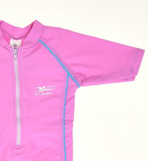 Girl Half Sleeves Swimsuit (5 sizes From 2 to 10 years) # Mix and Max - Sizes: From 2 Y to 10 Y - Image 2