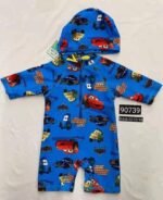 Baby One Piece Salobet Swimsuit (3 sizes From Zero to 18M) # Mix and Max - Sizes: 0-6 M, 12-18 M, 6-12 M - Image 2