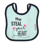 Multi-colors Printed Bib with diaper back Average size 27*19cm (2 Pieces) Girl g - Mix and Max - Colors: Fuchsia, Grey, and Light Blue - Sizes: 0-18 - Image 28