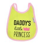 Multi-colors Printed Bib with diaper back Average size 27*19cm (2 Pieces) Girl g - Mix and Max - Colors: Fuchsia, Grey, and Light Blue - Sizes: 0-18 - Image 20