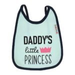 Multi-colors Printed Bib with diaper back Average size 27*19cm (2 Pieces) Girl g - Mix and Max - Colors: Fuchsia, Grey, and Light Blue - Sizes: 0-18 - Image 19