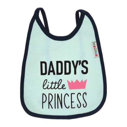 Multi-colors Printed Bib with diaper back Average size 27*19cm (2 Pieces) Girl g - Mix and Max - Colors: Fuchsia, Grey, and Light Blue - Sizes: 0-18 - Image 19