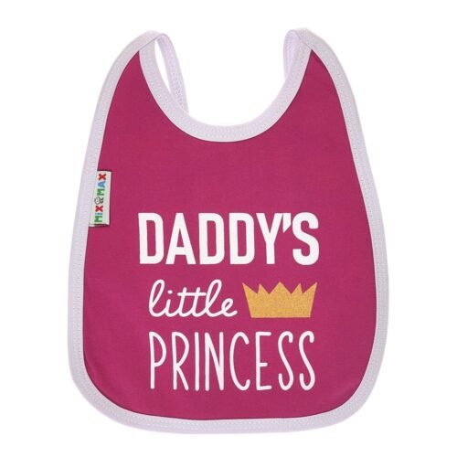 Multi-colors Printed Bib with diaper back Average size 27*19cm (2 Pieces) Girl g - Mix and Max - Colors: Fuchsia, Grey, and Light Blue - Sizes: 0-18 - Image 18