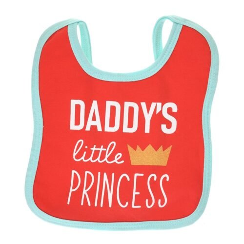 Multi-colors Printed Bib with diaper back Average size 27*19cm (2 Pieces) Girl g - Mix and Max - Colors: Fuchsia, Grey, and Light Blue - Sizes: 0-18 - Image 10