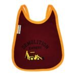Multi-colors Printed Bib with diaper back size 27*19cm (2 Pieces) Boys b - Mix and Max - Colors: Fuchsia, Grey, and Light Blue - Sizes: 0-18 - Image 33