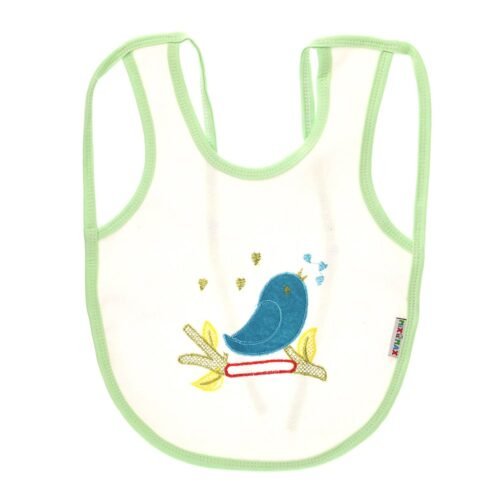 Multi-color Bib with embroidery diaper back size 38*29cm (2 Pieces) - Mix and Max - Colors: Fuchsia, Grey, and Light Blue - Sizes: 0-18 - Image 29