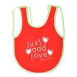 Multi-colors Printed Bib with diaper back size 38*29cm (2 Pieces) Girl g - Mix and Max - Colors: Fuchsia, Grey, and Light Blue - Sizes: 0-18 - Image 8