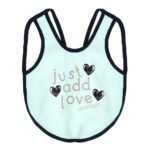 Multi-colors Printed Bib with diaper back size 38*29cm (2 Pieces) Girl g - Mix and Max - Colors: Fuchsia, Grey, and Light Blue - Sizes: 0-18 - Image 7