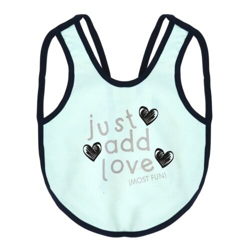 Multi-colors Printed Bib with diaper back size 38*29cm (2 Pieces) Girl g - Mix and Max - Colors: Fuchsia, Grey, and Light Blue - Sizes: 0-18 - Image 7