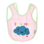 Multi-color Bib with embroidery diaper back size 38*29cm (2 Pieces) - Mix and Max - Colors: Fuchsia, Grey, and Light Blue - Sizes: 0-18 - Image 26