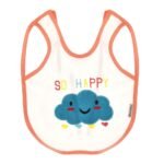 Multi-color Bib with embroidery diaper back size 38*29cm (2 Pieces) - Mix and Max - Colors: Fuchsia, Grey, and Light Blue - Sizes: 0-18 - Image 25