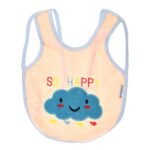 Multi-color Bib with embroidery diaper back size 38*29cm (2 Pieces) - Mix and Max - Colors: Fuchsia, Grey, and Light Blue - Sizes: 0-18 - Image 24