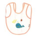 Multi-color Bib with embroidery diaper back size 38*29cm (2 Pieces) - Mix and Max - Colors: Fuchsia, Grey, and Light Blue - Sizes: 0-18 - Image 23