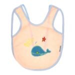 Multi-color Bib with embroidery diaper back size 38*29cm (2 Pieces) - Mix and Max - Colors: Fuchsia, Grey, and Light Blue - Sizes: 0-18 - Image 22