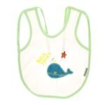 Multi-color Bib with embroidery diaper back size 38*29cm (2 Pieces) - Mix and Max - Colors: Fuchsia, Grey, and Light Blue - Sizes: 0-18 - Image 21