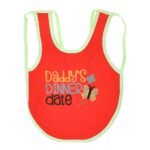 Multi-colors Printed Bib with diaper back size 38*29cm (2 Pieces) Girl g - Mix and Max - Colors: Fuchsia, Grey, and Light Blue - Sizes: 0-18 - Image 22