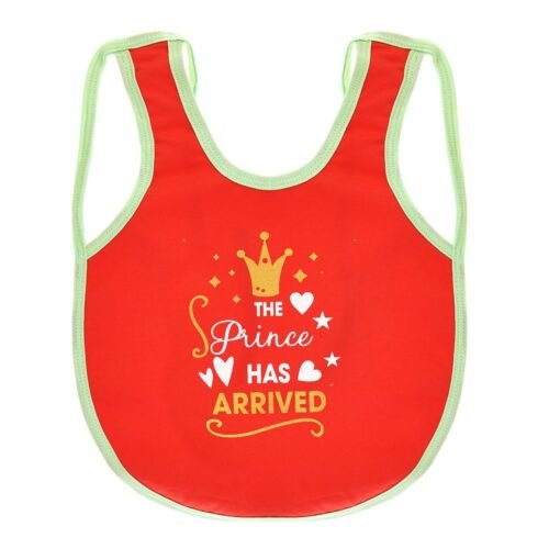 Multi-colors Printed Bib with diaper back size 38*29cm (2 Pieces) Girl g - Mix and Max - Colors: Fuchsia, Grey, and Light Blue - Sizes: 0-18 - Image 26