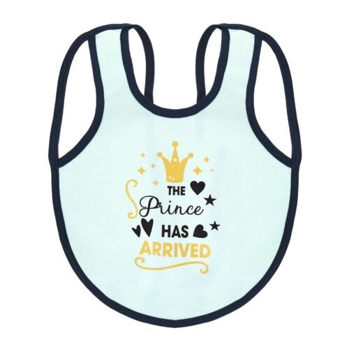 Multi-colors Printed Bib with diaper back size 38*29cm (2 Pieces) Girl g - Mix and Max - Colors: Fuchsia, Grey, and Light Blue - Sizes: 0-18 - Image 32