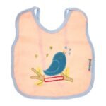 Multi-color Bib with embroidery diaper back size 38*29cm (2 Pieces) - Mix and Max - Colors: Fuchsia, Grey, and Light Blue - Sizes: 0-18 - Image 18