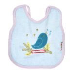Multi-color Bib with embroidery diaper back size 38*29cm (2 Pieces) - Mix and Max - Colors: Fuchsia, Grey, and Light Blue - Sizes: 0-18 - Image 16