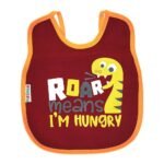 Multi-colors Printed Bib with diaper back size 38*29cm (2 Pieces) Boys b - Mix and Max - Colors: Fuchsia, Grey, and Light Blue - Sizes: 0-18 - Image 13