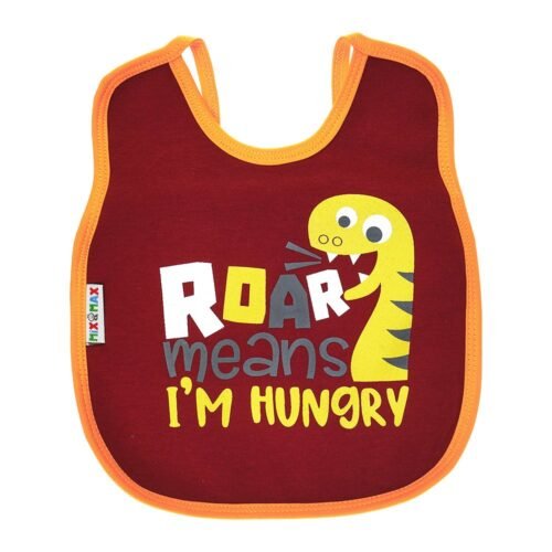 Multi-colors Printed Bib with diaper back size 38*29cm (2 Pieces) Boys b - Mix and Max - Colors: Fuchsia, Grey, and Light Blue - Sizes: 0-18 - Image 13