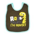 Multi-colors Printed Bib with diaper back size 38*29cm (2 Pieces) Boys b - Mix and Max - Colors: Fuchsia, Grey, and Light Blue - Sizes: 0-18 - Image 15