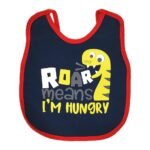 Multi-colors Printed Bib with diaper back size 38*29cm (2 Pieces) Boys b - Mix and Max - Colors: Fuchsia, Grey, and Light Blue - Sizes: 0-18 - Image 23