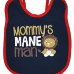 Multi-colors Printed Bib with diaper back size 38*29cm (2 Pieces) Boys b - Mix and Max - Colors: Fuchsia, Grey, and Light Blue - Sizes: 0-18 - Image 22