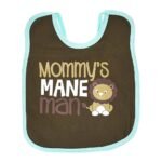 Multi-colors Printed Bib with diaper back size 38*29cm (2 Pieces) Boys b - Mix and Max - Colors: Fuchsia, Grey, and Light Blue - Sizes: 0-18 - Image 20