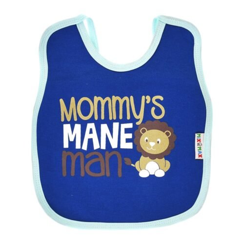 Multi-colors Printed Bib with diaper back size 38*29cm (2 Pieces) Boys b - Mix and Max - Colors: Fuchsia, Grey, and Light Blue - Sizes: 0-18 - Image 19