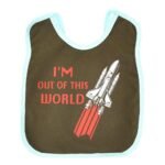 Multi-colors Printed Bib with diaper back size 38*29cm (2 Pieces) Boys b - Mix and Max - Colors: Fuchsia, Grey, and Light Blue - Sizes: 0-18 - Image 29