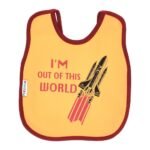 Multi-colors Printed Bib with diaper back size 38*29cm (2 Pieces) Boys b - Mix and Max - Colors: Fuchsia, Grey, and Light Blue - Sizes: 0-18 - Image 31