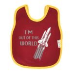 Multi-colors Printed Bib with diaper back size 38*29cm (2 Pieces) Boys b - Mix and Max - Colors: Fuchsia, Grey, and Light Blue - Sizes: 0-18 - Image 32