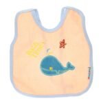 Multi-color Bib with embroidery diaper back size 38*29cm (2 Pieces) - Mix and Max - Colors: Fuchsia, Grey, and Light Blue - Sizes: 0-18 - Image 7